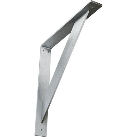 Ekena Millwork Traditional Steel Bracket, Unfinished 2"W x 16"D x 16"H BKTM02X16X16TRCRS